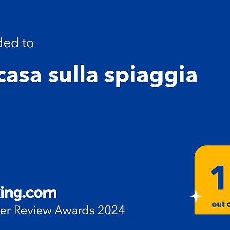 Villa La Casa Sulla Spiaggia à Balestrate Extérieur photo